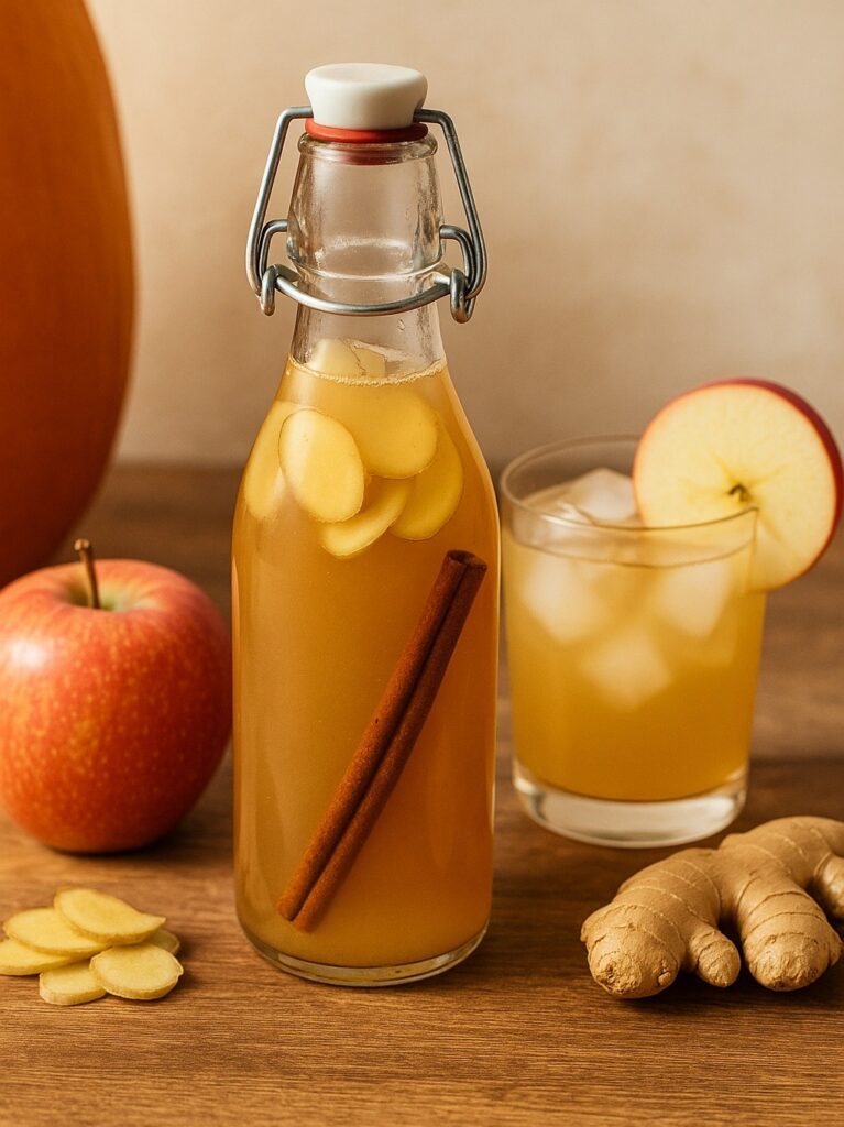 Autumn: Apple Ginger Spritzer