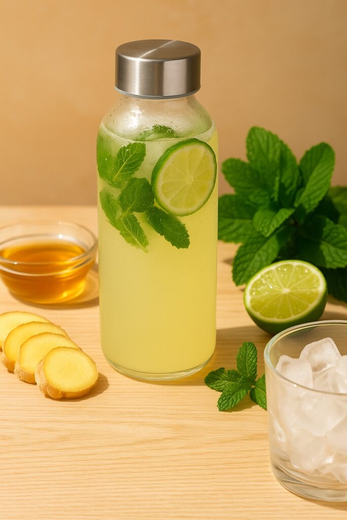 Ginger-Mint Sparkler recipe 