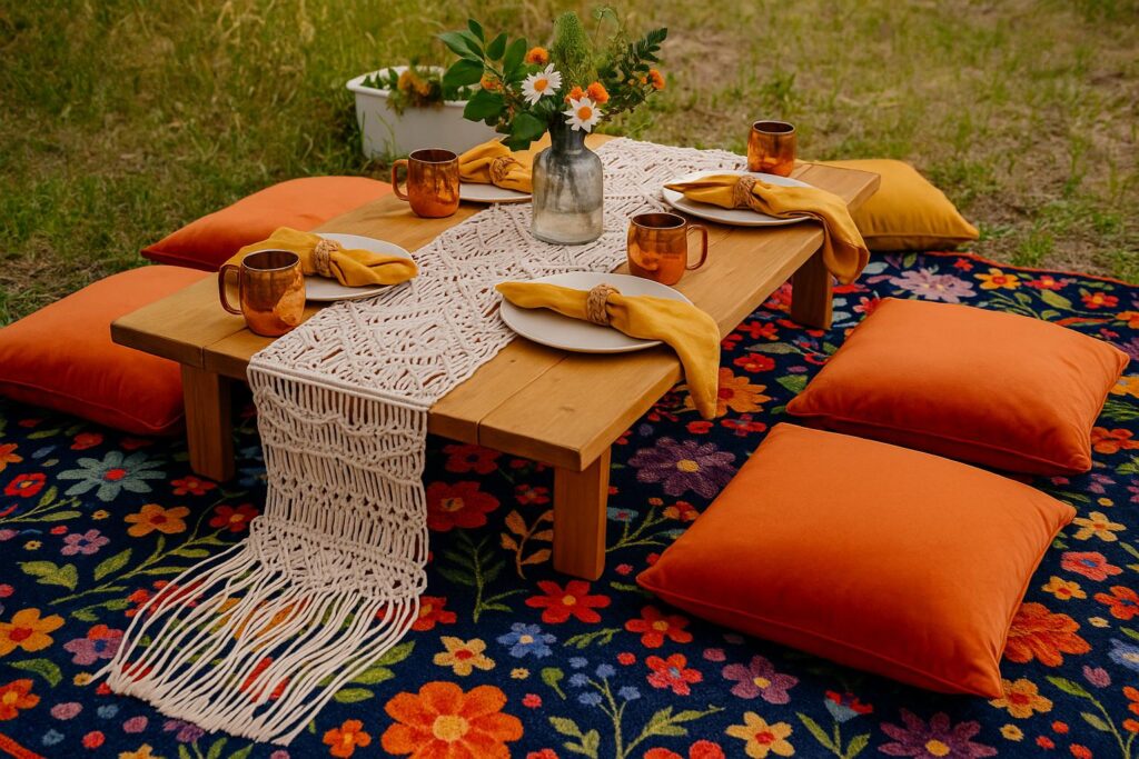 Making a Boho Picnic Personal with Accessories and Color