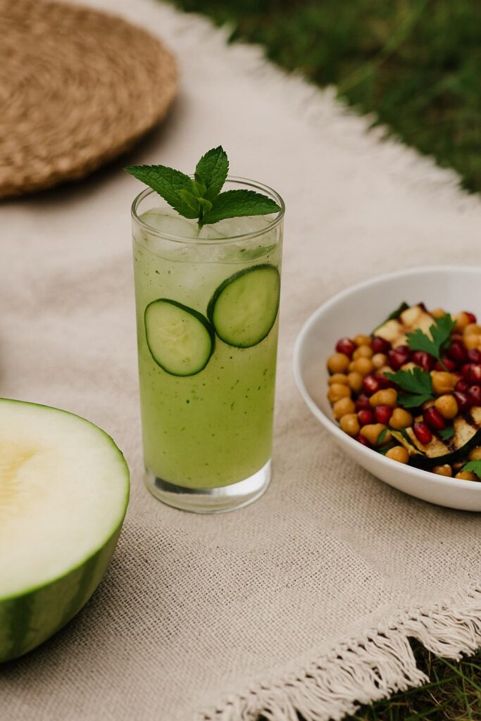 Mocktails and Herbal Coolers with Plant-Based Options