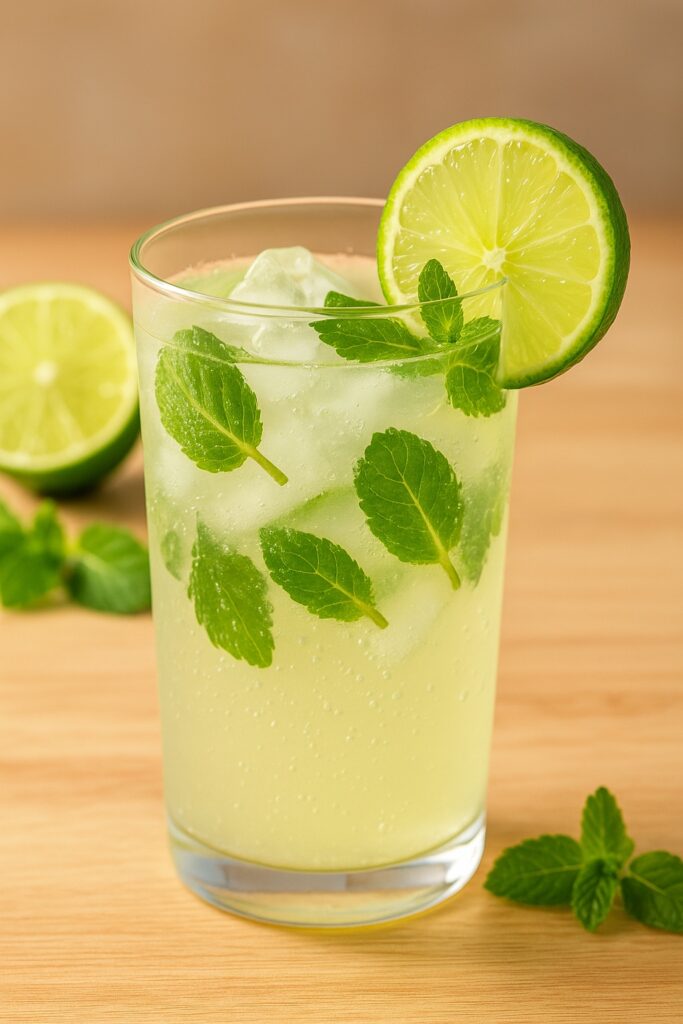 Mojito-Inspired Lime Mint Fizz Recipe