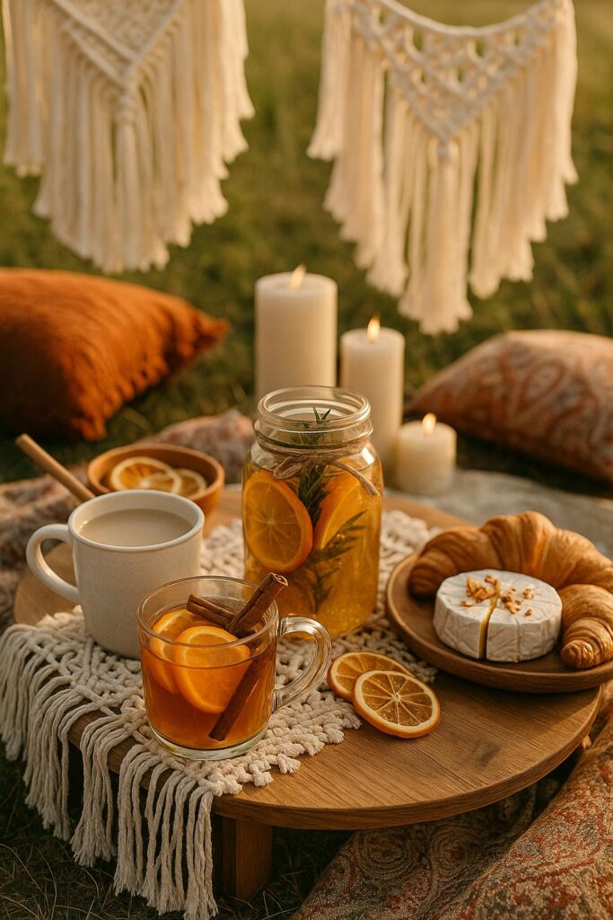 teat for boho picnic