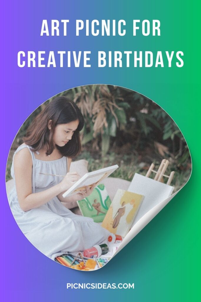 Art Picnic for Creative Birthdays