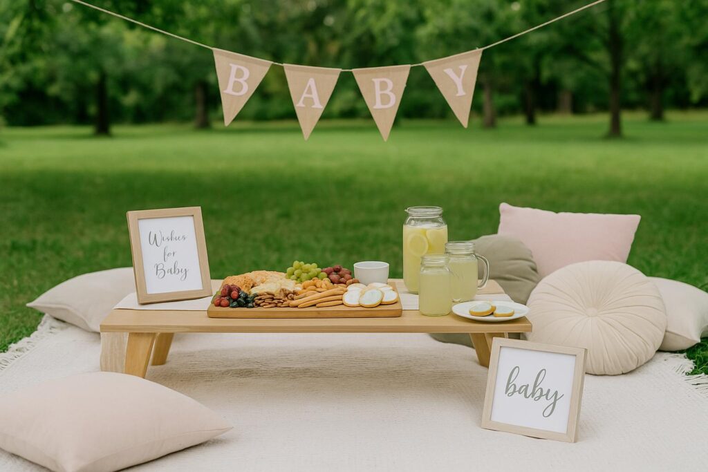 How to Host a Picnic Baby Shower Without Serving a Full Meal