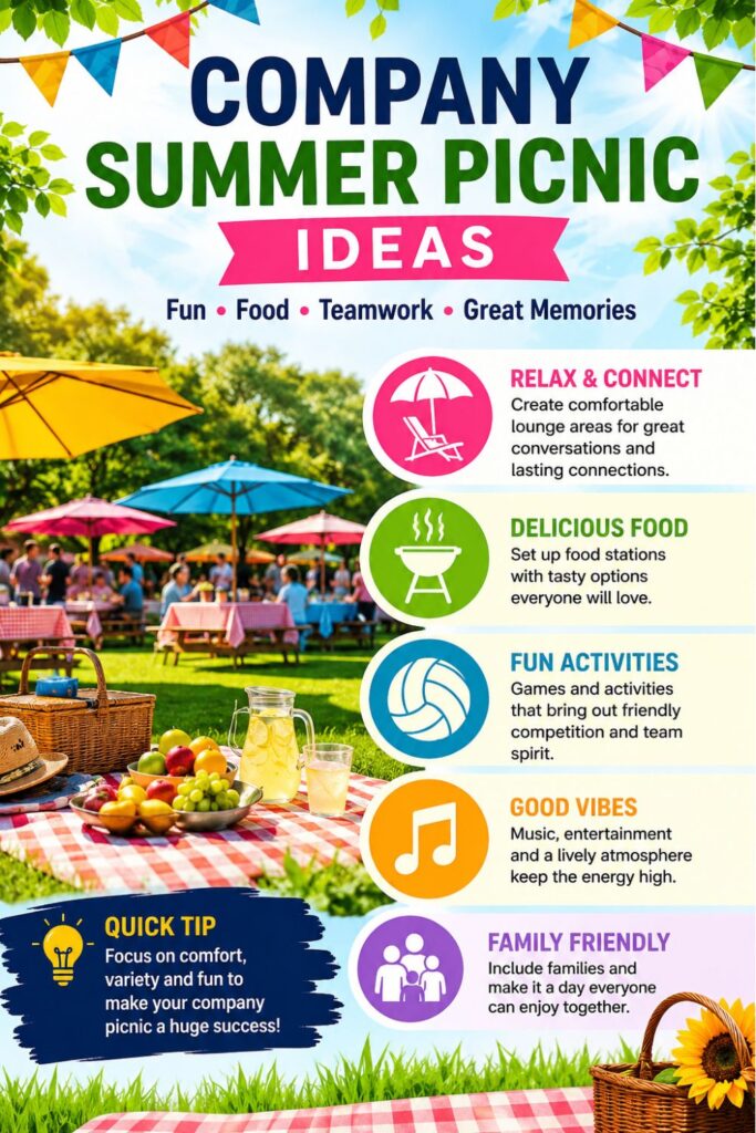 Company Summer Picnic Ideas With Outdoor Lounge Spaces Employees Actually Use