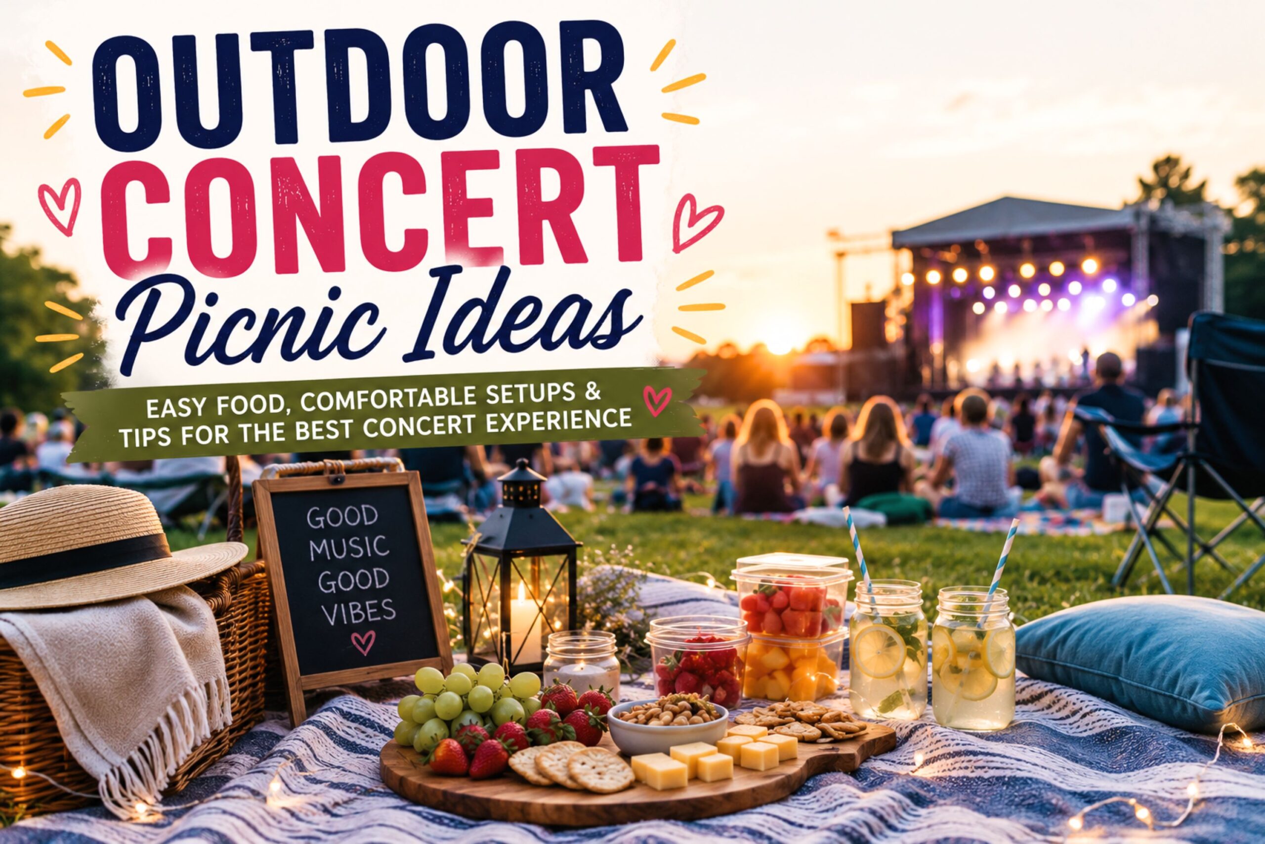 Outdoor Concert Picnic Ideas